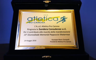 A Canosa Sundera sponsor technology nella 19^ Diomediade
